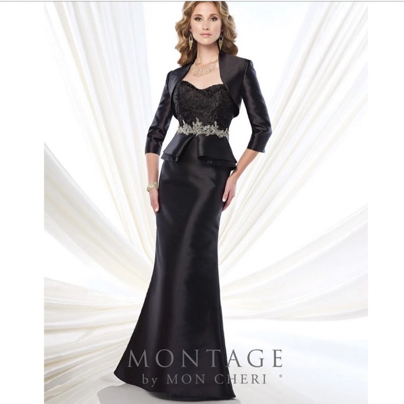 Montage two PCs Mikado Mother of Bride dress - Picture 2 of 9